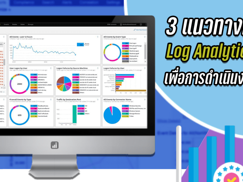 3 แนวทางการใช้ LOG ANALYTIC TOOLS เพื่อการดำเนินงานที่ดีขึ้น